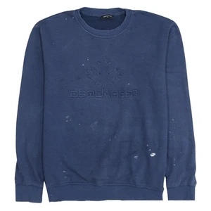Vintage DSQUARED BLUE SWEATSHIRT WOMENS XL - Picture 1 of 8