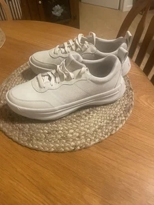 Sorel Ona 503 Everyday Women's 10 White Leather Lace Up Low Top Casual Shoes - Picture 1 of 12