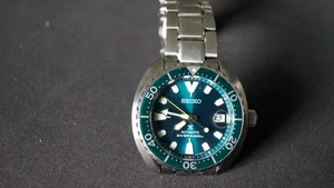 Seiko ProspeX Baby Turtle 2nd Gen Hulk Jade Green SBDY083 automatic watch 42.3mm - Picture 1 of 18
