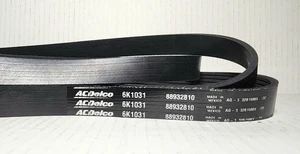 ACDelco V-Ribbed Serpentine Belt 6K1031 88932810 fits Ford Lincoln Saab Buick  - Picture 1 of 4