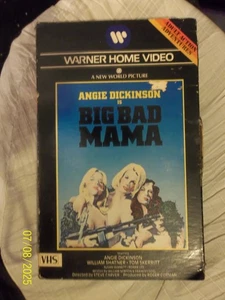 BIG BAD MAMA~1980 G/C BIG BOX VHS~ANGIE DICKINSON WILLIAM SHATNER TOM SKERRITT - Picture 1 of 4