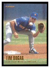 1996 Fleer #473 TIM BOGAR New York Mets ~D9PP
