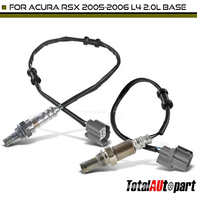 Sensor de oxígeno O2 2 piezas para Acura RSX 2005-2006 L4 2,0 L lado aguas arriba y aguas abajo Foto 1 de 4