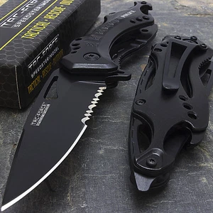 8" TACTICAL TAC FORCE POLICE SPRING ASSISTED TACTICAL FOLDING KNIFE Blade Pocket