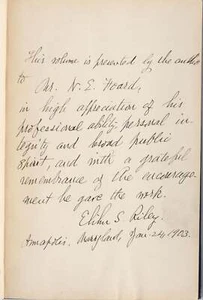 Charles Carroll | Elihu S / SIGNED PRESENTATION AMERICANA #298470 - Imagen 1 de 2