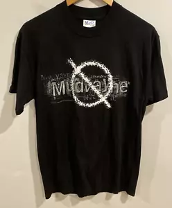 Vintage 2001 Mudvayne Tour Graphic T-Shirt Black Double Sided Men’s Size Medium - Picture 1 of 6