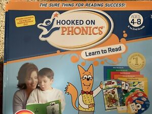 Hooked On Phonics Learn To Read Ages 4-8 (K-2nd Grade) Only 8 CDs, No Yellow Cd