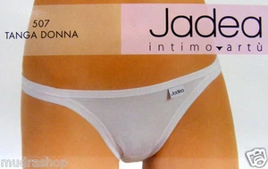 TANGA DONNA JADEA CONF 6 PEZZI BIANCO O NERO TG DA XS A M - 507 - Picture 1 of 3
