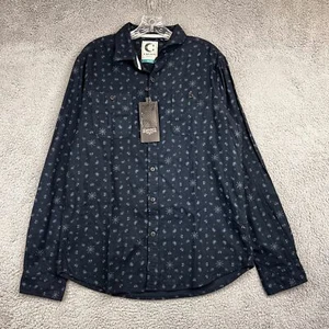 New Cactus Men’s Long Sleeve Button Up Slim Fit NWT sz L - Picture 1 of 12