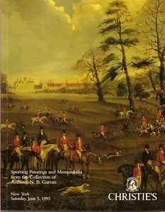 RARE - CHRISTIE'S Sporting Art Memorabilia Garvan Collection Auction catalog 93 - Imagen 1 de 1