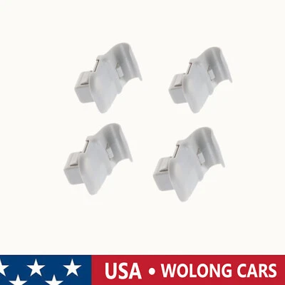 4X Grey Sun Visor Holder Retainer Clip for Mazda 2 3 5 CX-9 CX-7 2010-2015 - Image 1 of 4