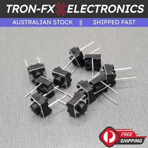 10Pcs 6x6x5mm 2 Pin Momentary PCB Mount Tactile Switch - Picture 1 of 4