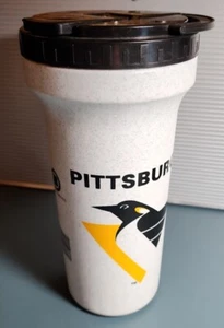 Vintage NHL Pittsburgh Penguins Hockey Water Bottle Cup Betras Hard to Find - Picture 1 of 7