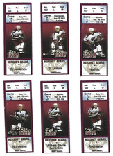2003-04 Hershey Bears (AHL) Ticket Stubs--lot of 6 different