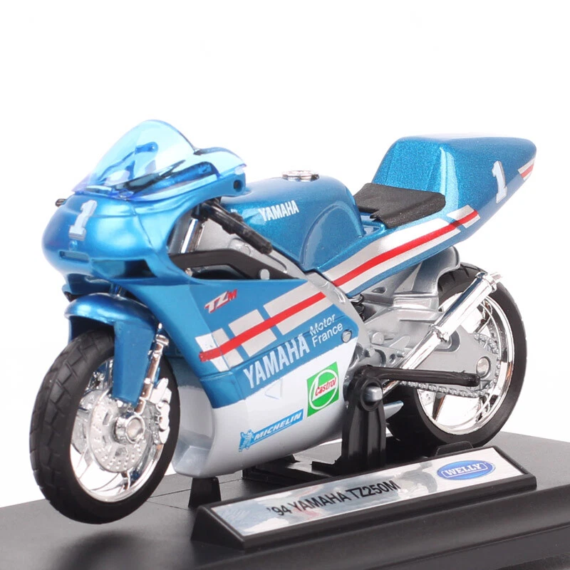 Welly 1/18 1994 Yamaha TZ250M Factory Racing Bike Motorcycle Diecast Model Toy - Image 1 of 4