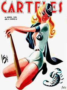 Póster Decoración de Calidad de Pared. Equipo Cubano Almendares Beisbol. Béisbol.6721 - Imagen 1 de 1