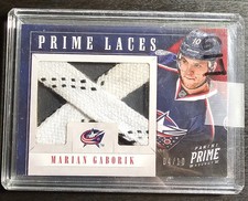 2012-13 PANINI PRIME LACES MARIAN GABORIK  NO 12 SSP  #04/10! CBJ