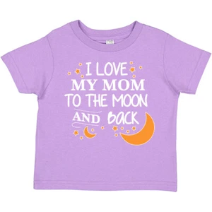 Inktastic I Love My Mom To The Moon And Back Toddler T-Shirt Mothers Day Kids - Picture 1 of 8