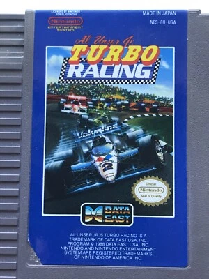 Al Unser Jr.'s Turbo Racing (Nintendo 1990) NES Tested Cartridge and Working - Image 1 of 4