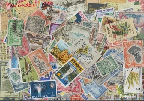 barbados Stamps 300 different stamps Cover