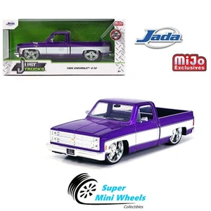 Jada 1:24 Just Trucks 1985 Chevrolet C10 Pickup con ruote Lorenzo - Viola - Foto 1 di 2