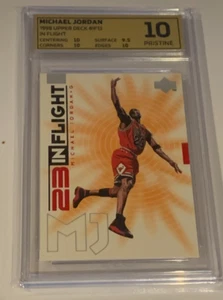 Michael Jordan 1998 cubierta superior en vuelo - Chicago Bulls - clasificación OCE 10 - Imagen 1 de 1
