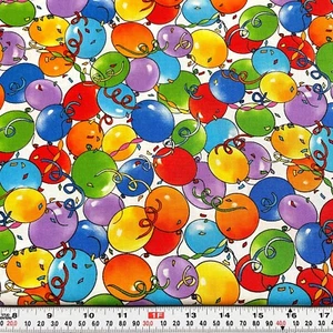 Beary Happy Birthday by The Berenstain Bears for Moda Cotton HALF YARD Remnant - Picture 1 of 2