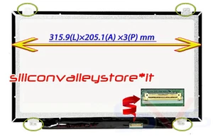 DISPLAY SLIM LED edp 14,0" per Notebook Asus UX430UN-GV030T Full HD - Bild 1 von 2
