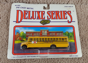 Sealed Diecast 1992 Road Champs Inc Deluxe Series Golden-Rule School Bus