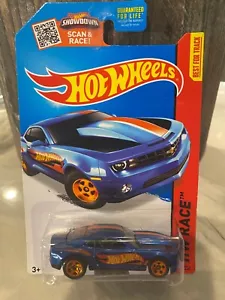 2015 Hot Wheels #127 HW Race-HW Race Team '13 COPO CAMARO Blue Variant w/Copp5sp - Picture 1 of 1