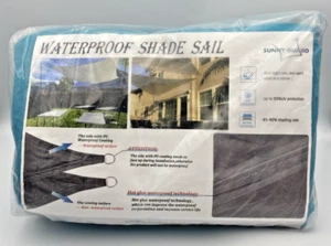SUNNY GUARD Sun Shade Sail 8' x 10' Rectangle UV Block Sunshade waterproof - Picture 1 of 1