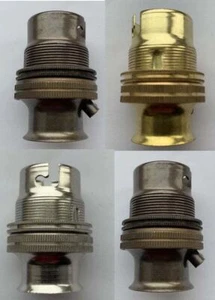 Tubo de conducto BC B22 20 mm soporte de lámpara/bombilla + anillo de sombra - Imagen 1 de 16