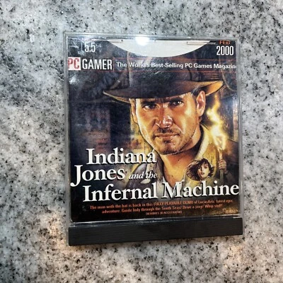 PC Gamer Vintage Demo CD 5.5 February 2000 Indiana Jones & the Infernal Machine  - Image 1 of 4