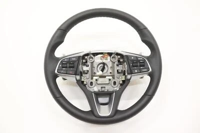 Volante de cuero Genesis G80 2017-2020 con botón de interruptor OEM 56110B1AQ0RRY Foto 1 de 4