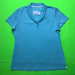 NAUTICA Women’s Short Sleeve T-Shirt Size X-LARGE Blue w/White 100% Cotton NEW - Picture 1 of 12