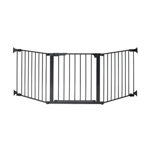 KidCo - Custom Fit Auto Closing Baby Gate , Baby Fence, Safety Gate (Black) - Picture 1 of 7