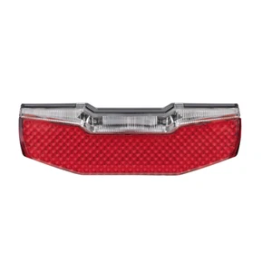 Bicycle Tail Light Pannier Rack Blueline E6-12 V E-bike 80 LED With Reflector - Picture 1 of 3