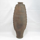 F1585: RARE, Southeast Asian really old pottery ware BIG flower vase of NANBAN