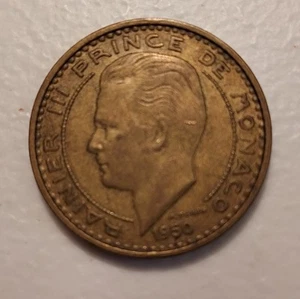 1950 Monaco 50 Francs Prince Rainier III KM #133 - Picture 1 of 2