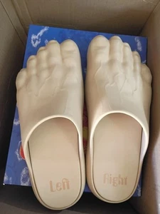 NEU Imran Potato 'CAVEMAN GLOGS'• Gr. Large (10-12)• Clogs Hausschuhe • Light Nude - Bild 1 von 9