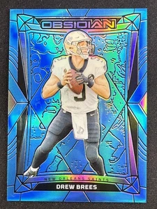 2024 Panini Obsidian #143 Drew Brees Blue Flood Prizm #/25 - Imagen 1 de 2