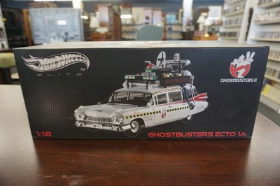 1/18 Hot Wheels Elite Ghostbusters 2 Ecto 1A Sealed (13986) - Image 1 of 4