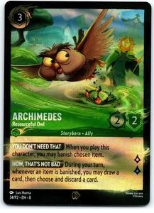 #34/P2 Archimedes - Resourceful Owl PROMO 2025 Illumineer's Quest: Palace Heist - Picture 1 of 2