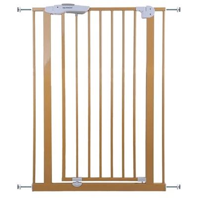 Absperrgitter Treppenschutzgitter beige für 75-85cm Durchgang 110cm Hoch - Bild 1 von 4