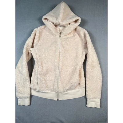 Sudadera con capucha UNIQLO polar difusa con cremallera crema para mujer talla S Foto 1 de 4
