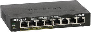 NETGEAR Ethernet Switch 8-Port Gigabit w/ 4-Ports PoE Network Switch Hub GS308P - Picture 1 of 7
