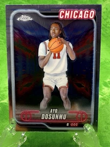 Ayo Dosunmu - 2024-25 Topps Chrome Basketball #58 Chicago Bulls - Foto 1 di 11
