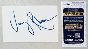 Carta Ving Rhames firmata autografata 4x6 JSA Cert Pulp Fiction missione impossibile - Foto 1 di 1