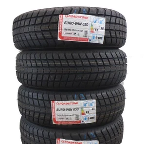 4 x ROADSTONE 195/65 R16 C 104/102T Euro-Win 650 Winterreifen 2013 UNGEBRAUCHTE - Bild 1 von 8