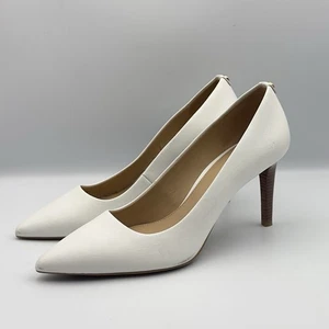 Michael Kors Women’s Pumps Size US 10M White Pointed Toe - Picture 1 of 9